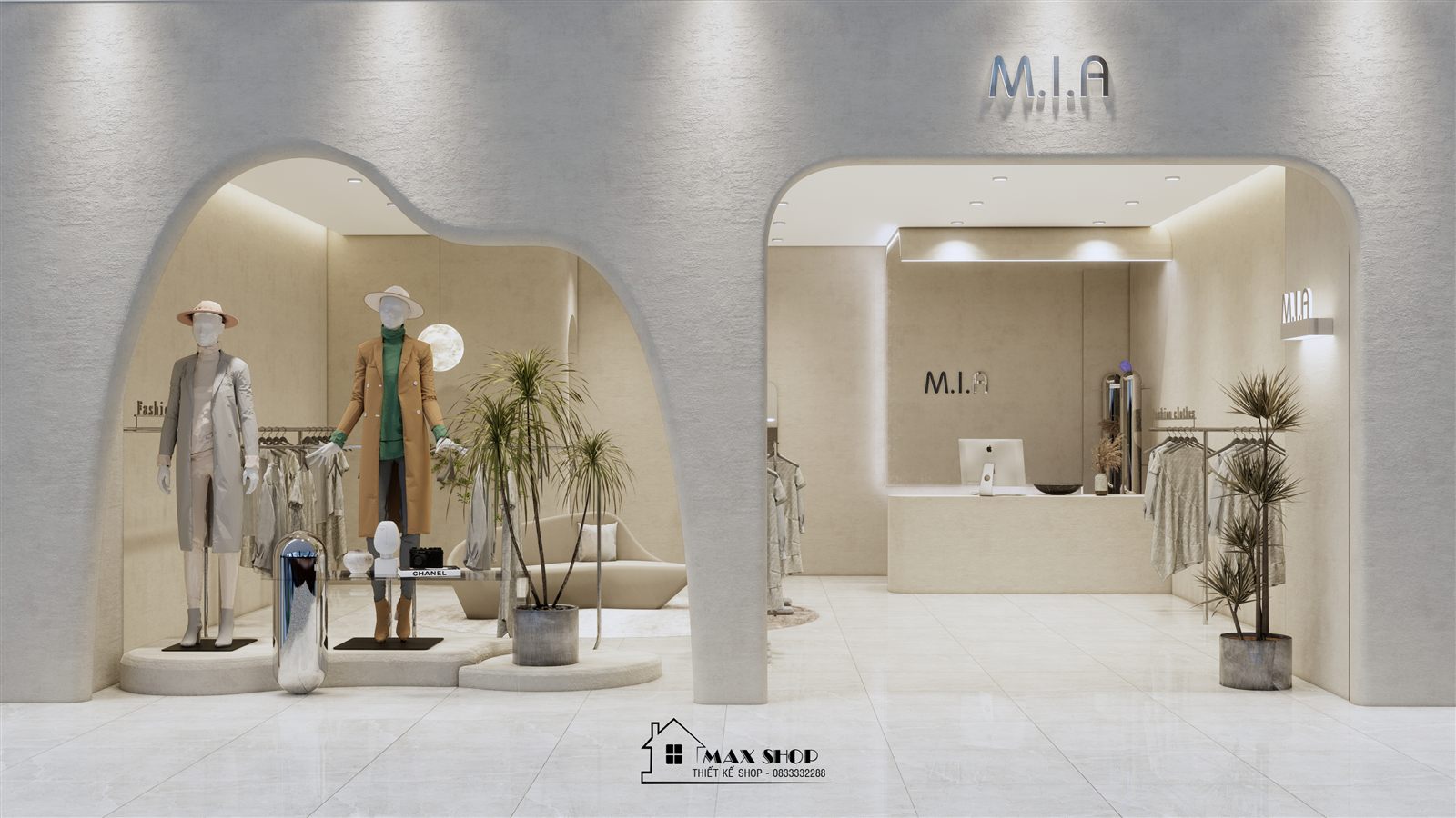 M.I.A Shop - phối cảnh 3D